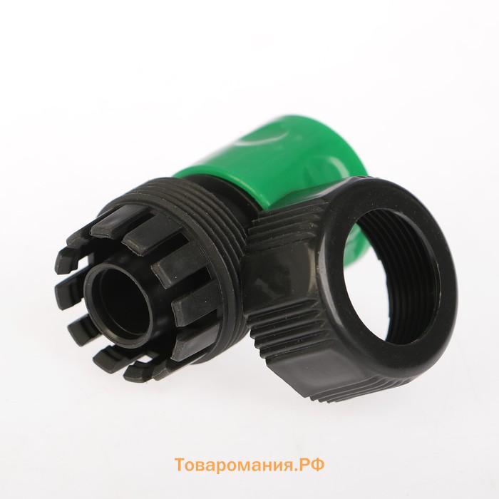 Коннектор, 5/8" (16 мм), быстросъёмное соединение, рр-пластик, Greengo