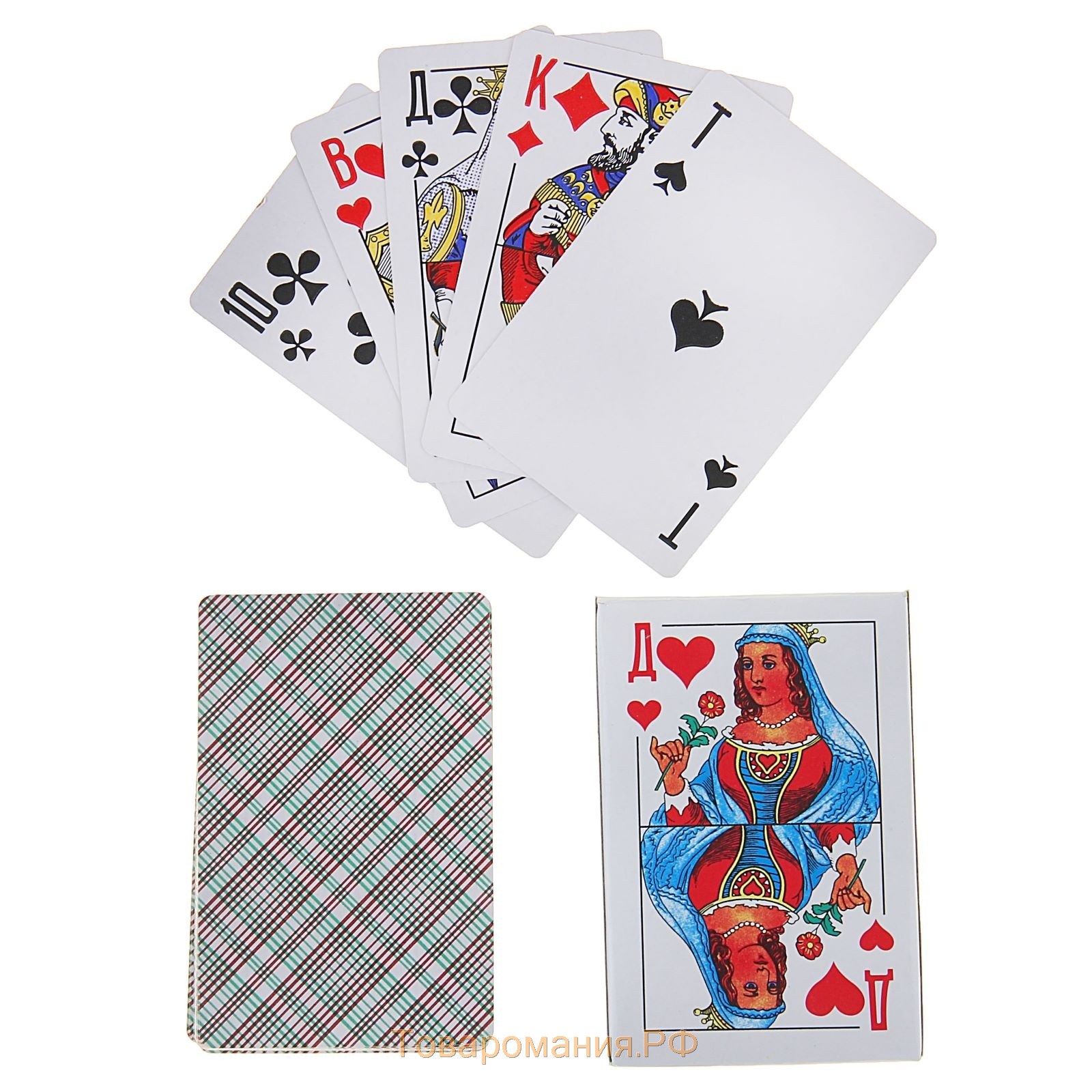 Карты игральные бумажные "Дама", 36 шт, 8.7 × 5.7 см