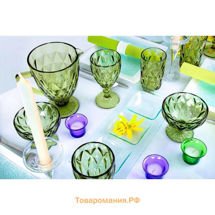 Креманка Magistro «Круиз», 350 мл, d=12 см, стекло, розовая