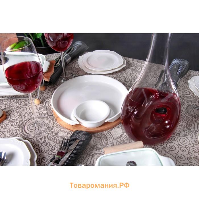 Декантер для вина Magistro «Рислинг», 1.1 л, 15.5×10×36 см, стекло, прозрачный