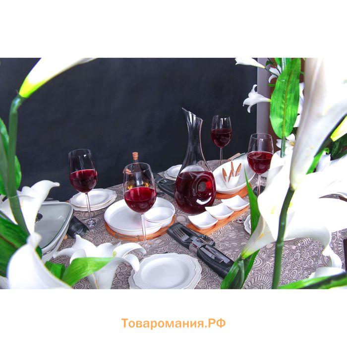 Декантер для вина Magistro «Рислинг», 1.1 л, 15.5×10×36 см, стекло, прозрачный