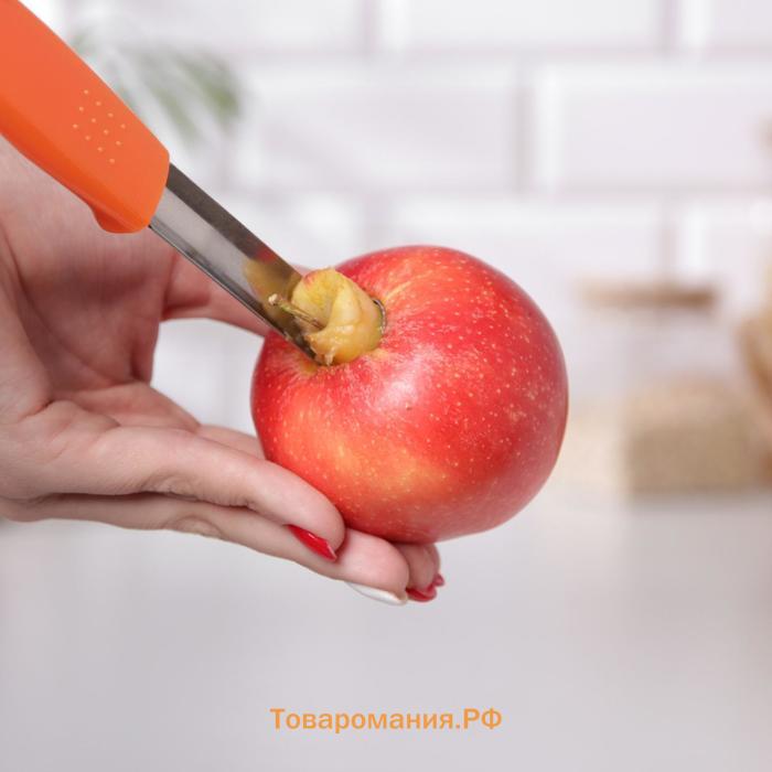 Нож для сердцевины  «Оранж», 21 см, оранжевый