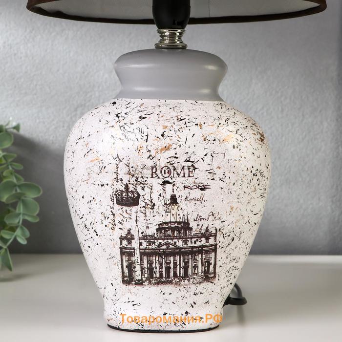 Лампа настольная керамика «Римская империя» Е14 220 В 39×25×25 см RISALUX