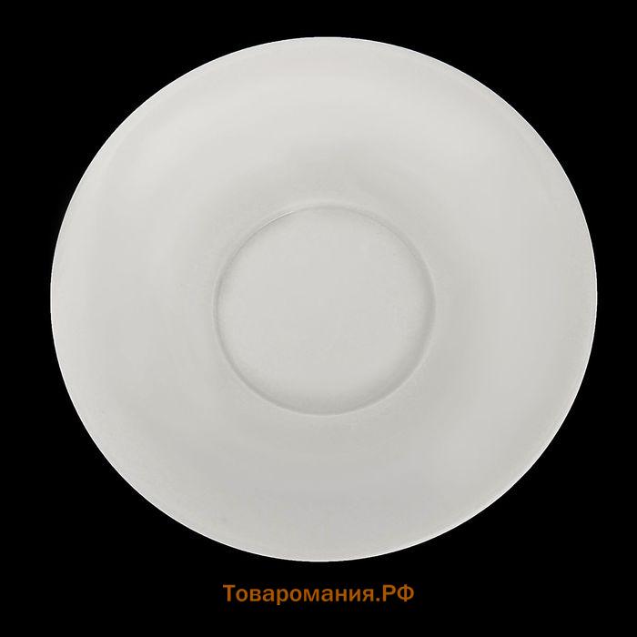 Чайная пара Wilmax, 2 предмета: чашка 400 мл, блюдце d=18.4 см, фарфор, белая