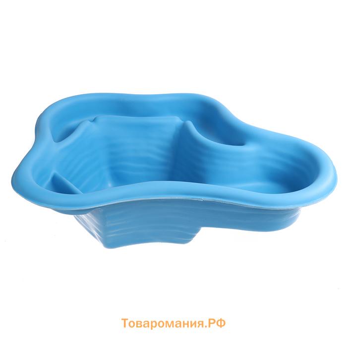 Пруд садовый пластиковый, 135 л, синий