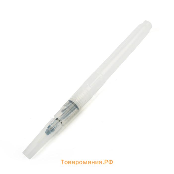 Кисть синтетика круглая №1 с резервуаром для воды, туши,чернил