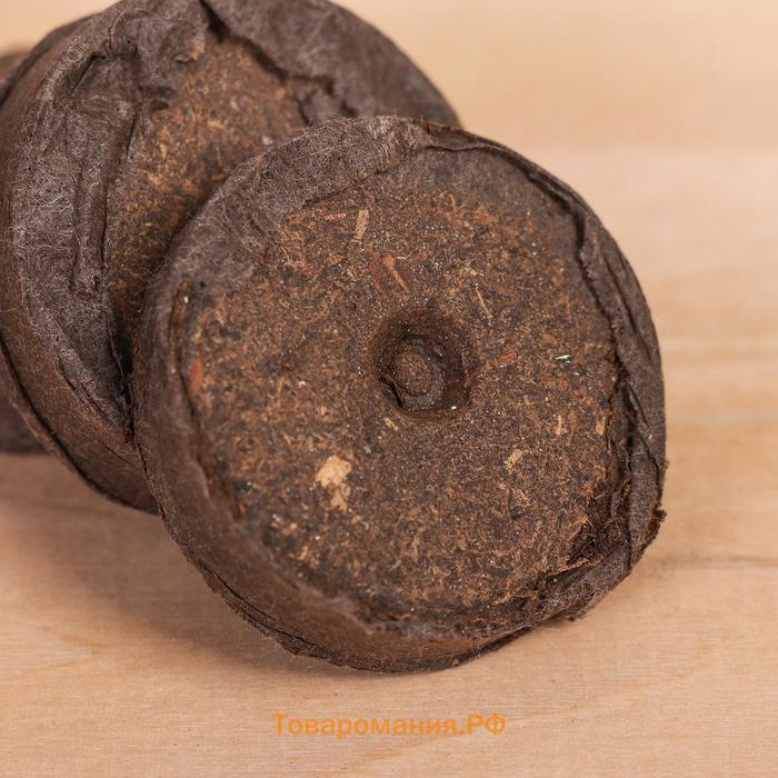 Таблетки торфяные, для рассады, d=3.6 см, с оболочкой, набор 50 шт.