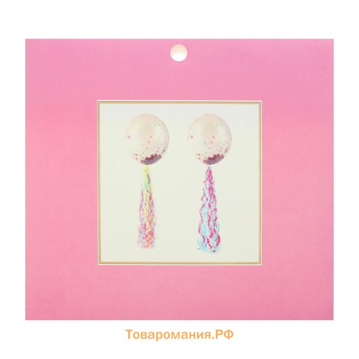 Хвост - гирлянда «Подвеска - тассел», для воздушного шара, 30 см, 1 шт., МИКС