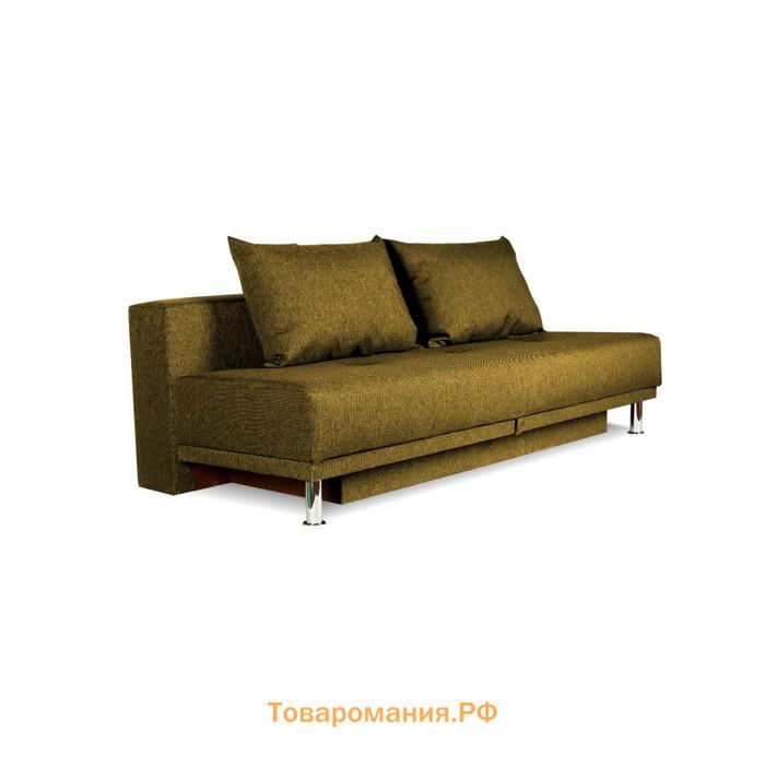 Диван кровать NEXT, обивка рогожка Dark Gold