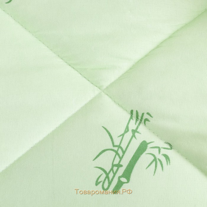 Одеяло Бамбук 172х205 см, полиэфирное волокно 200 гр/м, пэ 100%