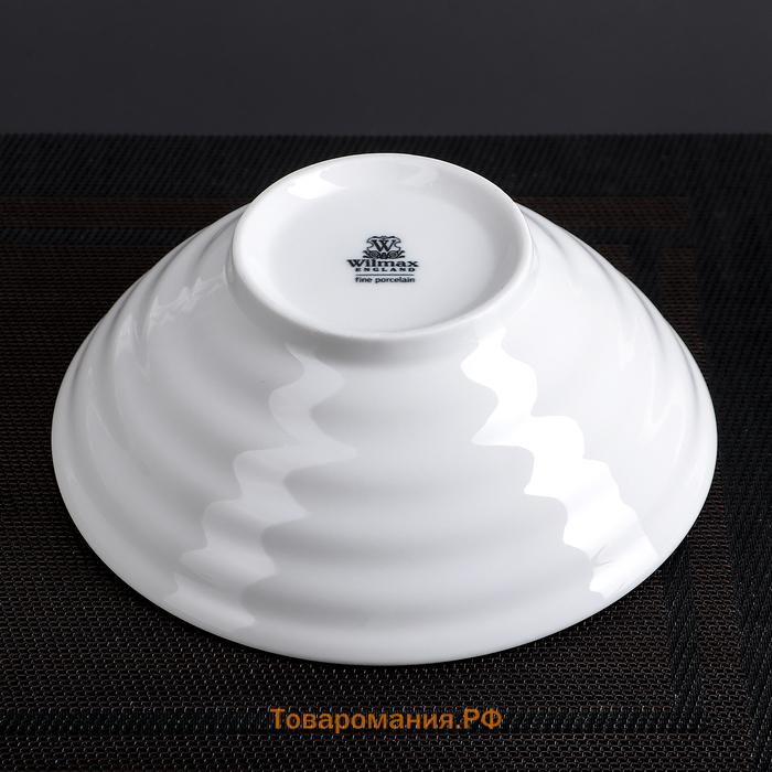 Салатник Wilmax, 780 мл, d=18.5 см, фарфор, белый