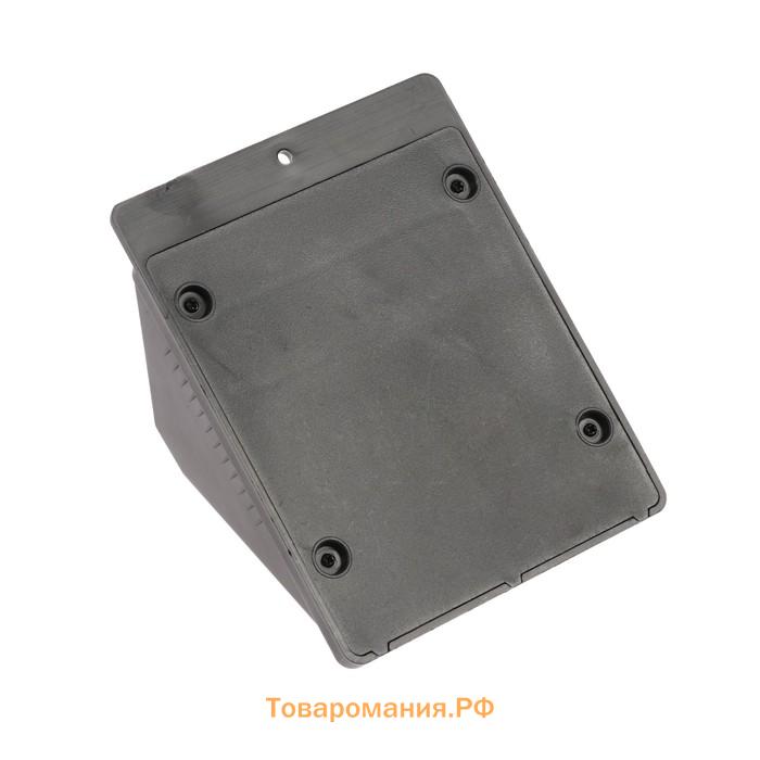 Садовый светильник на солнечной батарее, накладной, 20 LED, свечение белое