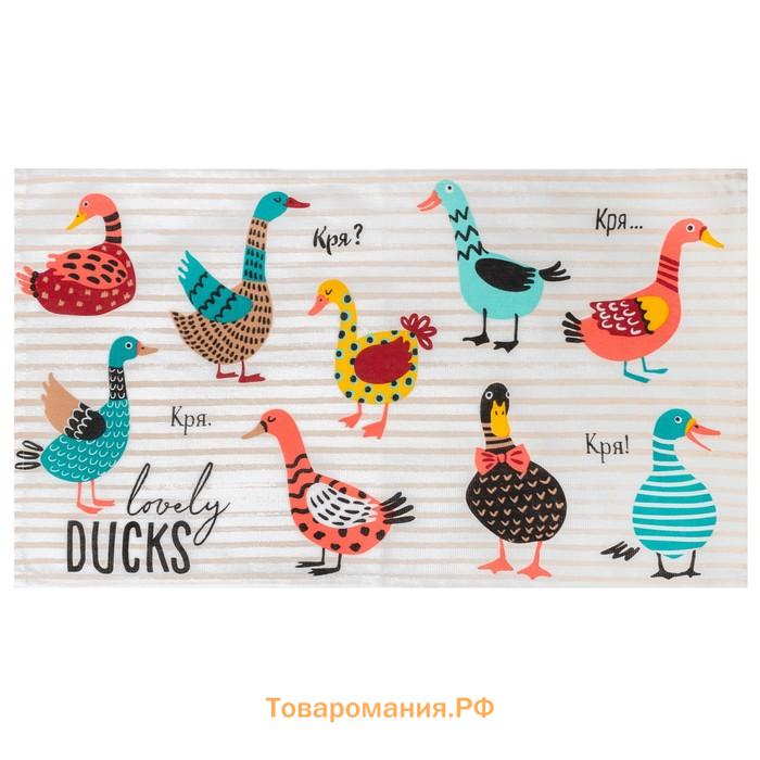 Полотенце пасхальное  Lovely Ducks 35×60 см, 100% хлопок, 160 г/м²