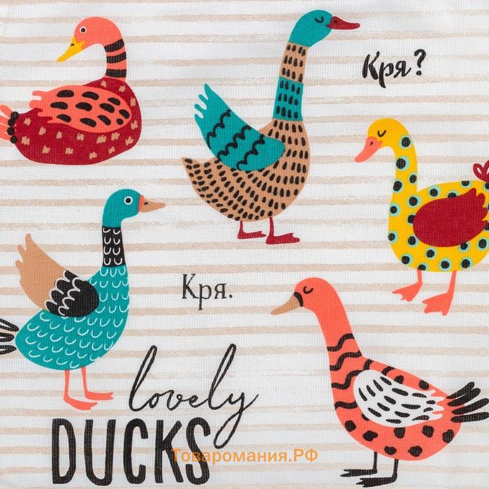 Полотенце пасхальное  Lovely Ducks 35×60 см, 100% хлопок, 160 г/м²