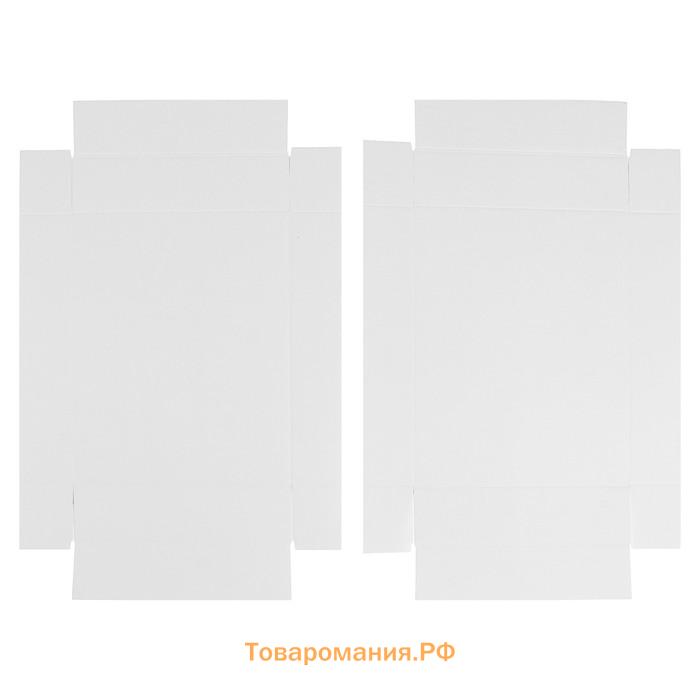 Коробка сборная, без печати, крышка - дно «белая» без окна 29×23.5×6 см