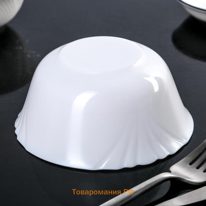 Салатник Luminarc Cadix, 330 мл, d=12 см, стеклокерамика, белый