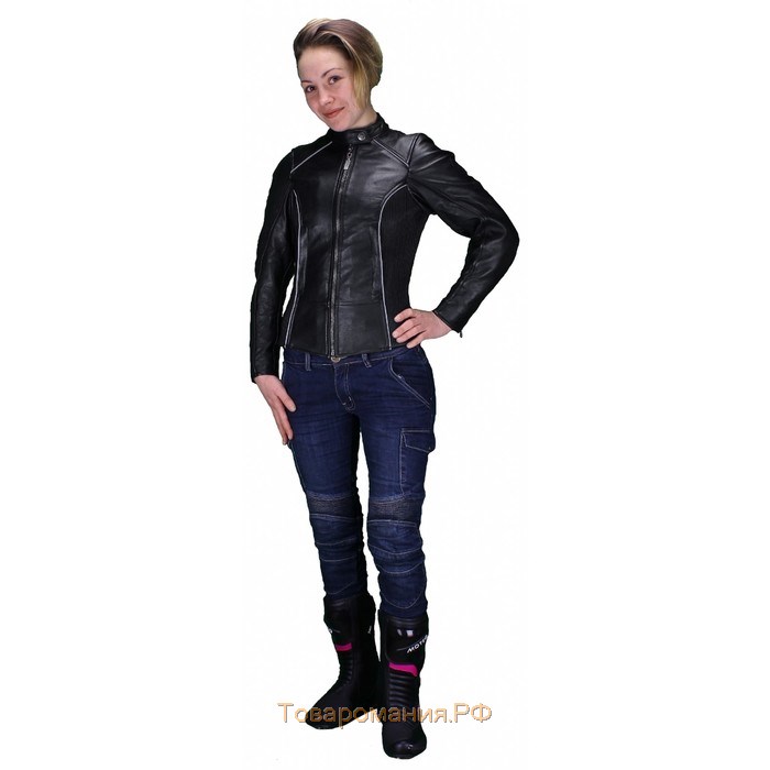 Куртка женская кожаная Mira, размер XXS