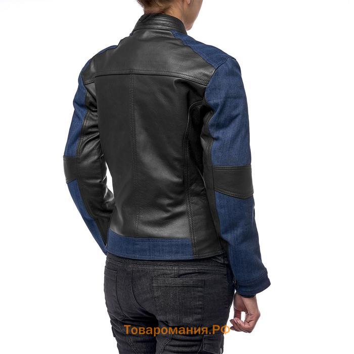 Куртка женская кожаная-джинс Teacher Jeans, L
