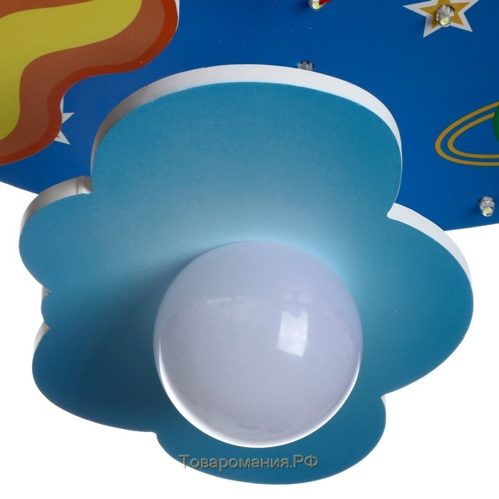 Люстра "Звезды" 3x40Вт E27+10Вт LED 55х55х18 см BayerLux