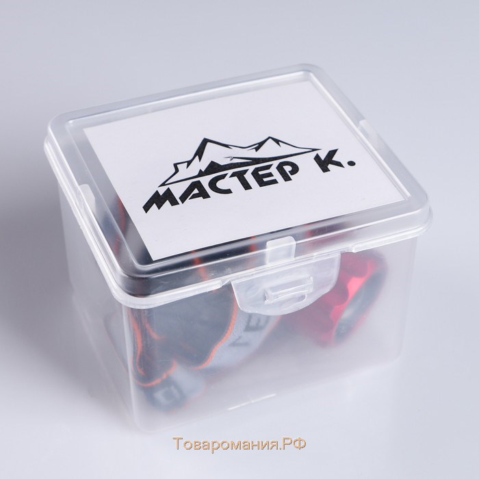 Фонарь налобный аккумуляторный, серия: "Мастер К", 3 режима, 6 х 8.5 см, от USB