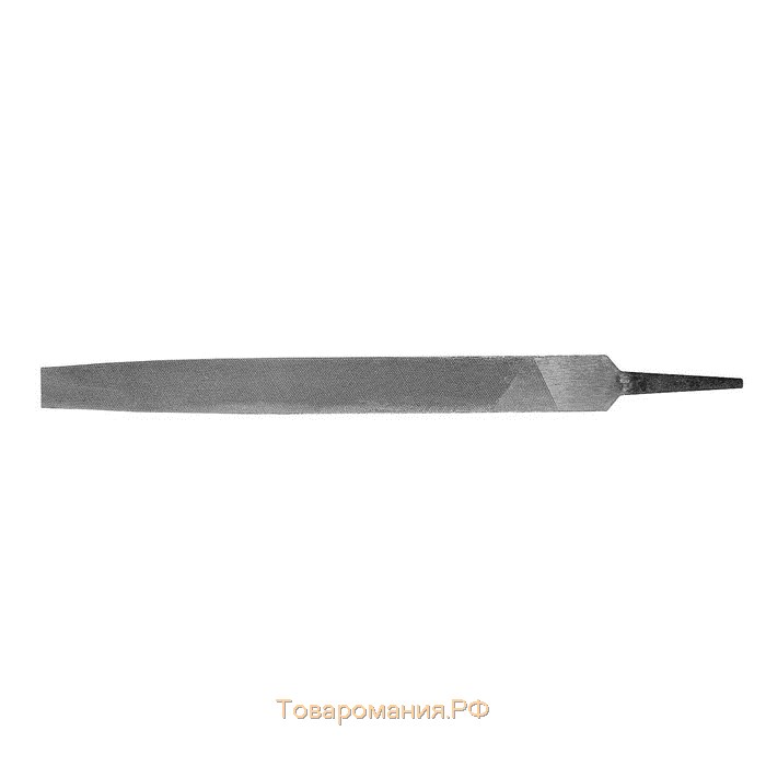 Напильник ТУНДРА, для заточки цепей пил, плоский, сталь У10, №3, 200 мм