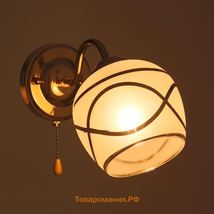 Бра 3905-157/1 40Вт E27 золото
