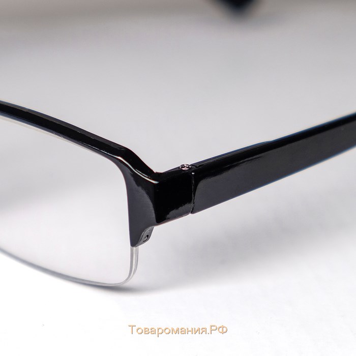 Готовые очки Восток 0056, цвет чёрный, отгибающаяся дужка, -1,5