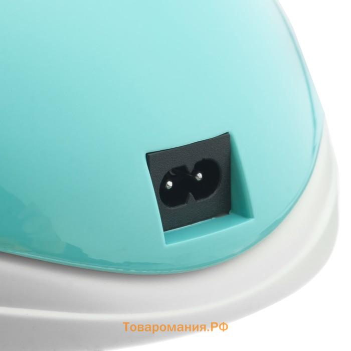 Лампа для гель-лака JessNail SUN 5, UV/LED, 48 Вт, таймер 10/30/60 сек, цвет мятный