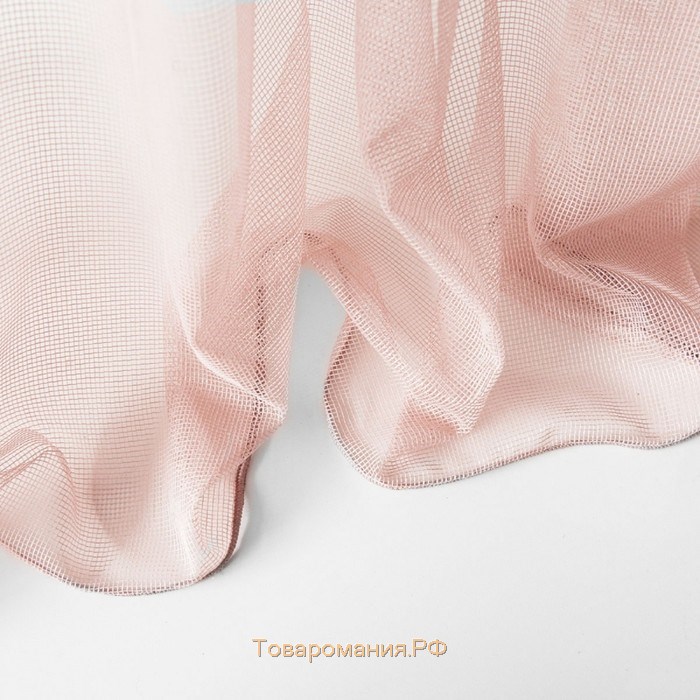Тюль «Вудсток», размер 500х270 см, цвет розовый