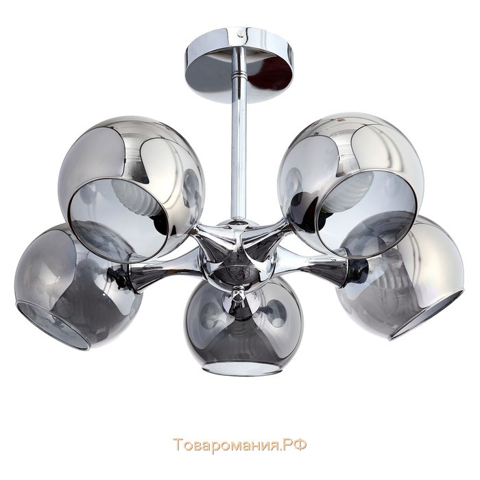 Люстра 4561/5 5хE14 60Вт хром/бронза
