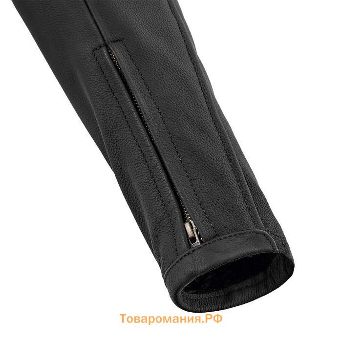 Куртка кожаная мужская CHEASTOR, размер L, чёрная