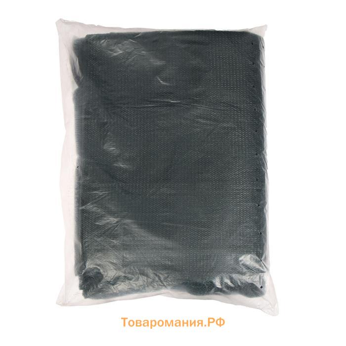 Сетка затеняющая, 10×3 м, плотность 55 г/м², зелёная, в наборе 27 клипс