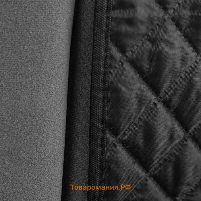 Накидка защитная под детское автокресло, оксфорд, черный, 44х95 см
