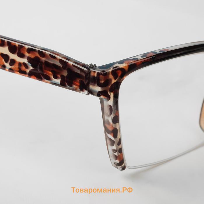 Готовые очки Восток 6636, цвет коричневый, отгибающаяся дужка, -3,5