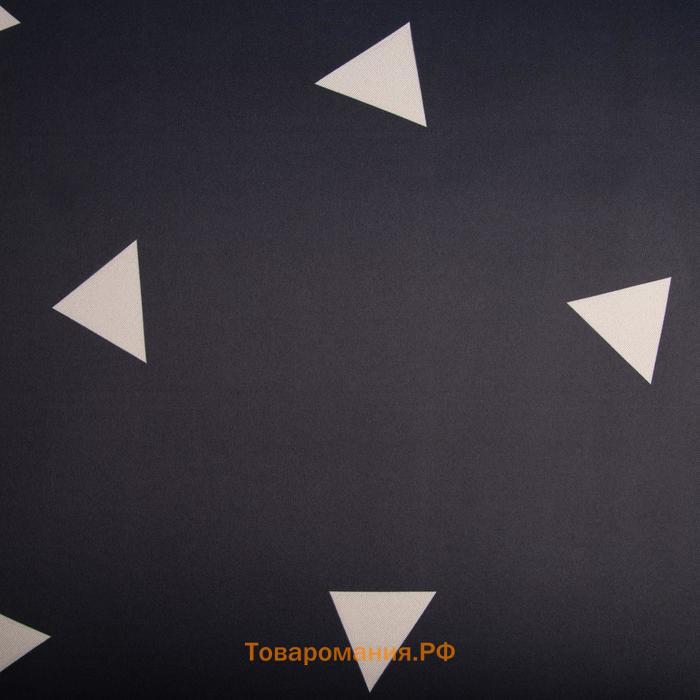 Штора "" Black triangle, 145*260 см, 100% п/э