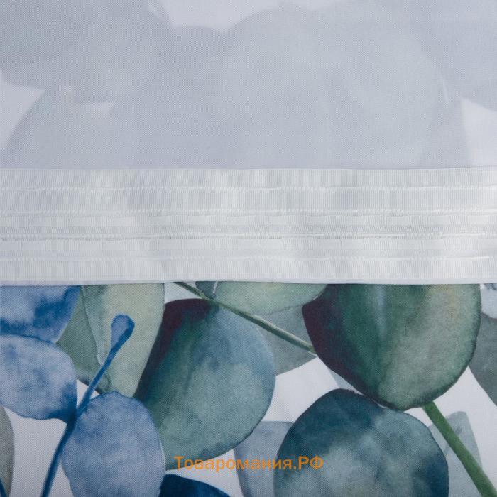 Комплект штор "" Eucalyptus, 145*260 см-2 шт, 100% п/э