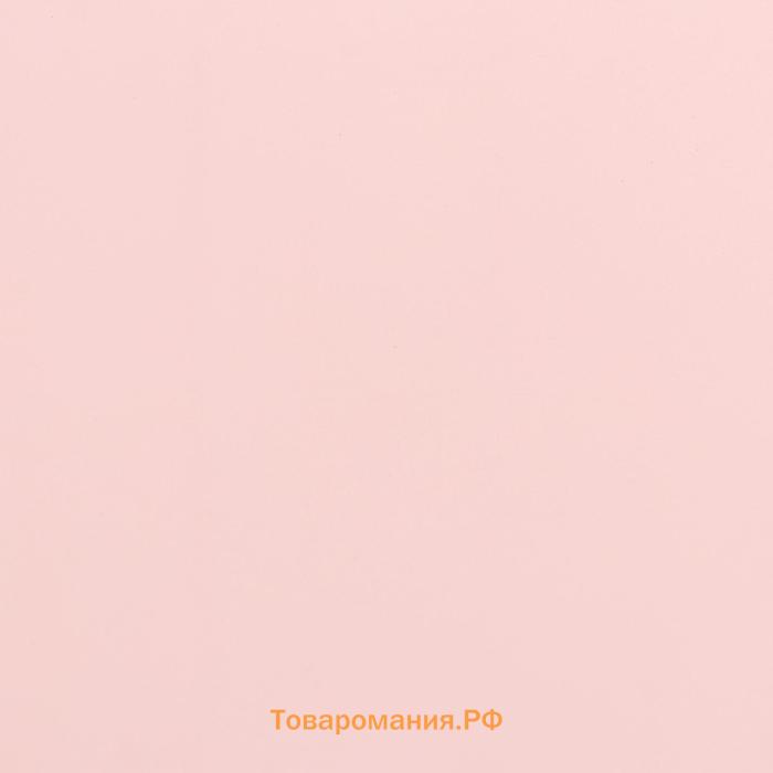 Пленка матовая, 65 микрон, пудра, 56 см×10 м ( + - ) 1 см