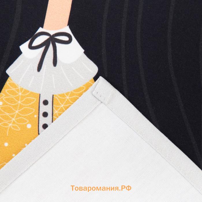 Полотенце пасхальное  Happy holidays 40×73 см, 100% хлопок, саржа 190 г/м²