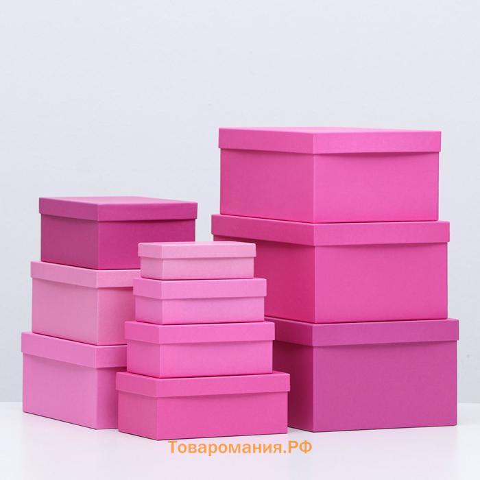 Набор коробок 10 в 1 «Пантон 230», 30.5×20×13 - 12×6.5×4 см