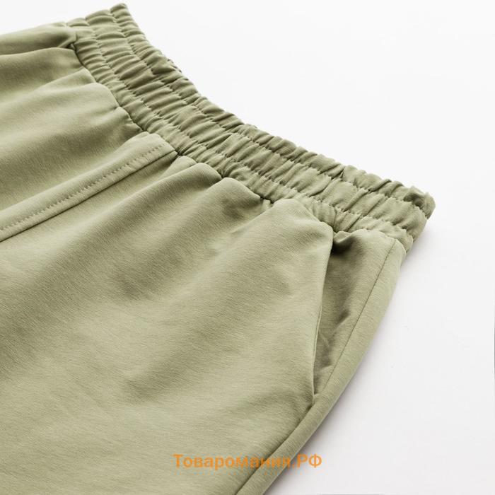 Костюм женский (свитшот, брюки) MINAKU: Casual Collection цвет фисташковый, размер 46