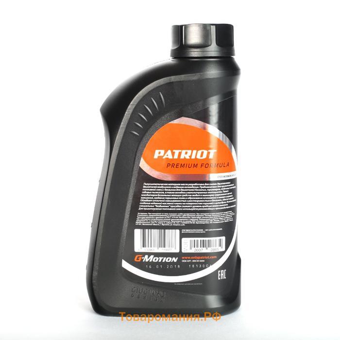 Масло полусинтетическое PATRIOT G-Motion 2Т EURO, 1л