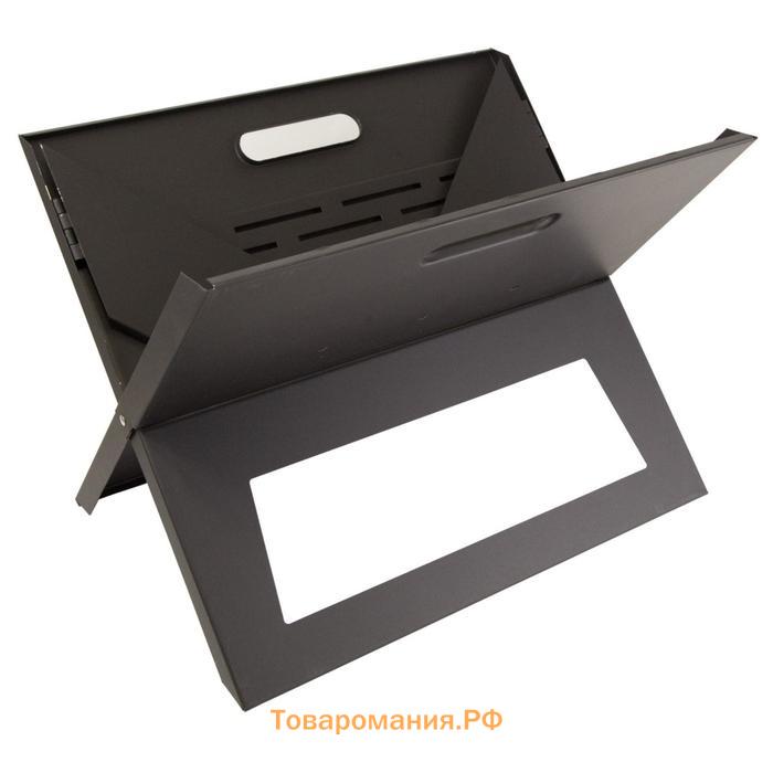 Мангал «ноутбук» ROYALGRILL™, 46х35х33 см, сталь 0.8 мм