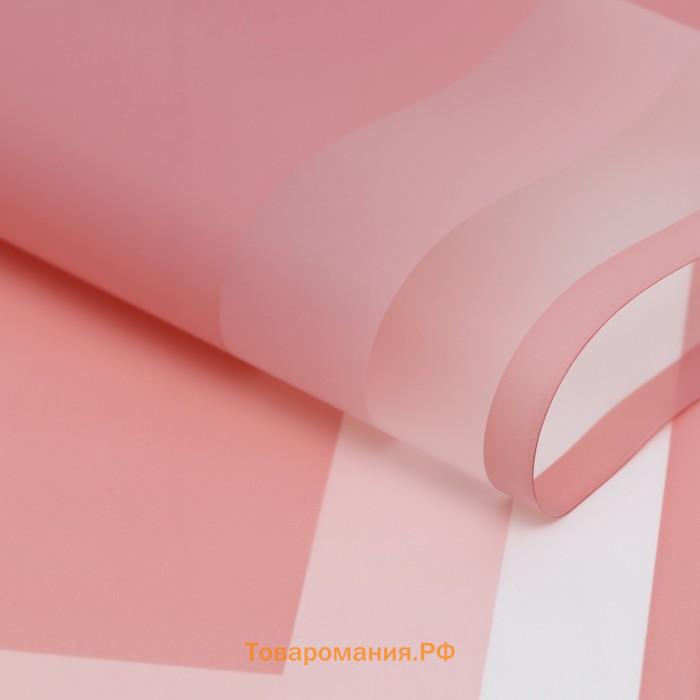 Плёнка в листах, викторианская роза, 58×58 см