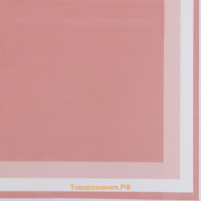 Плёнка в листах, викторианская роза, 58×58 см