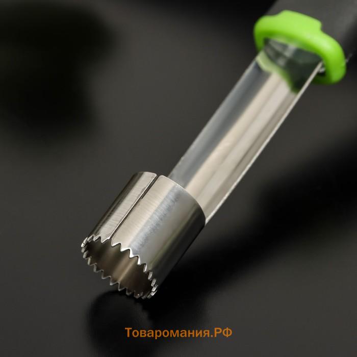 Нож для сердцевины  Lime, 20×2 см, чёрный
