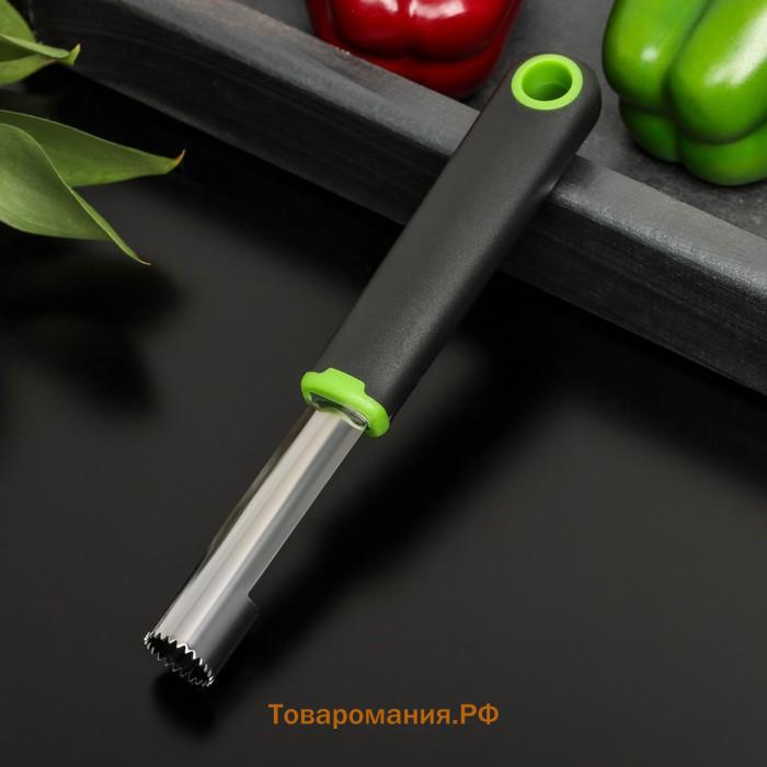 Нож для сердцевины  Lime, 20×2 см, чёрный