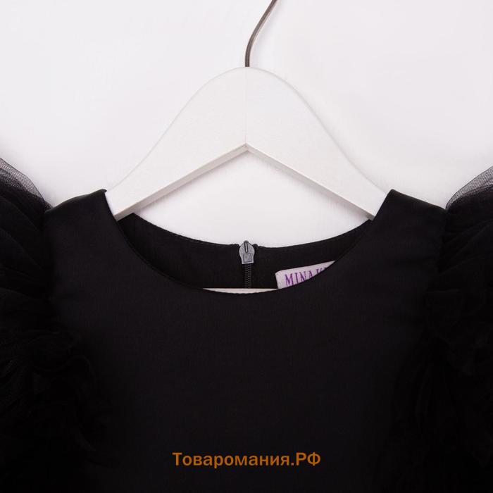 Платье нарядное детское MINAKU: PartyDress цвет черный, рост 128