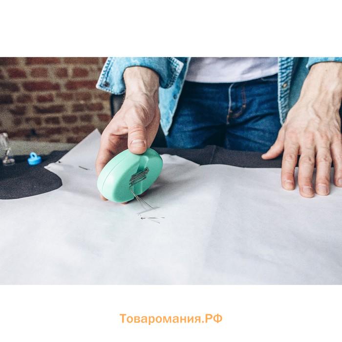 Игольница магнитная, 10.1×7 см, бирюзовая