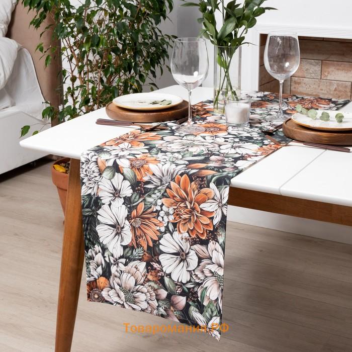 Дорожка на стол  Meadow flower 40×146 см, 100% хлопок, саржа 190 г/м²