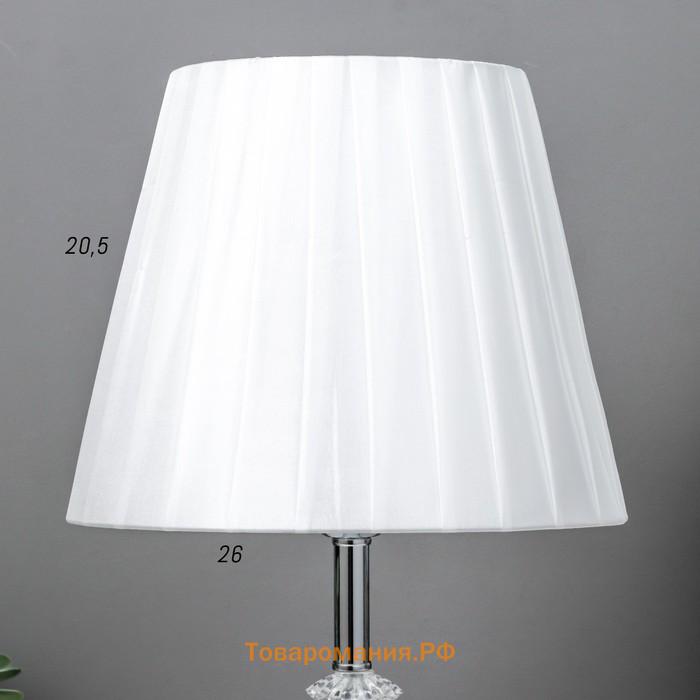 Настольная лампа с подсветкой 16886/1 Е27 40 Вт хром 25×25×44 см RISALUX
